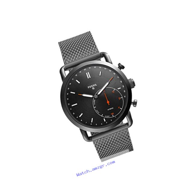 Fossil Hybrid Smartwatch - Q Commuter Smoke Stainless Steel FTW1161