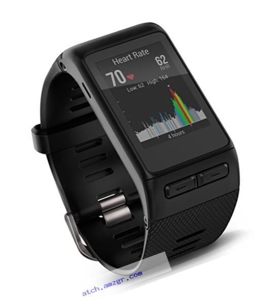 Garmin v?voactive HR GPS Smart Watch, X-large fit - Black
