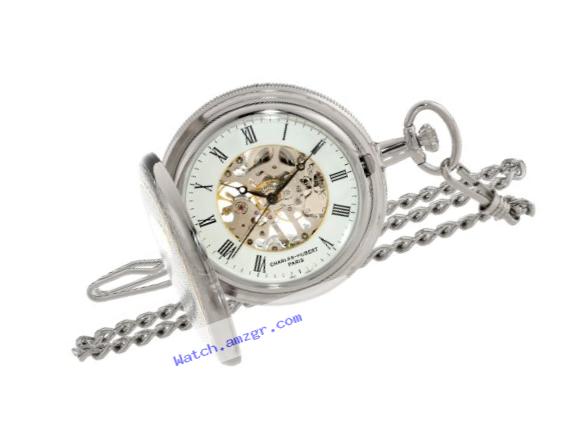Charles Hubert 3860 Two-Tone Mechanical Pocket Watch