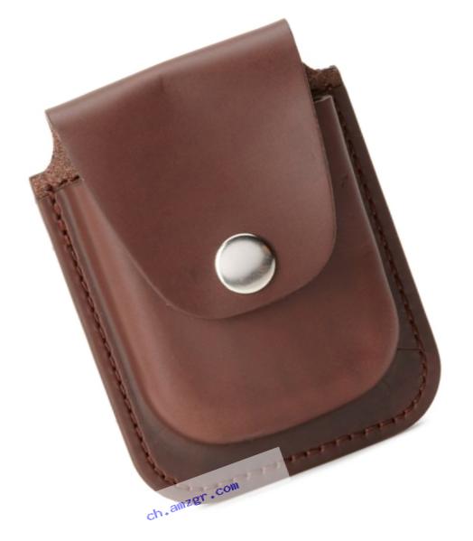 Charles-Hubert, Paris 3572-5 Brown Leather 56mm Pocket Watch Holder