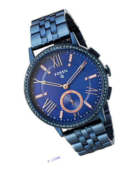 Fossil Hybrid Smartwatch - Q Gazer Navy Blue Stainless Steel FTW1145
